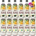 日本正規品 美酢 太陽のシトラス 900ml 12本 箱売り 1BOX / CJ ミチョ シトラス ドリンク 果実酢 飲みやすい 飲むお酢 飲む お酢 果実