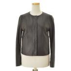 ESTNATION / エストネーション 81-109-08-120001 羊革 ノーカラー レザージャケット