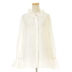 UNITED ARROWS / ユナイテッドアローズ 25SS 1521-699-1446 フリルカラー フレアスリーブブラウス 長袖ブラウス
