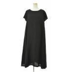 SARAHWEAR / サラウェア C71039 リネンツイルロング 半袖ワンピース