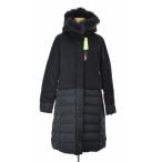 DAMA collection / ダーマコレクション ブルーフォックスファー付き カシミヤ切替 異素材ドッキング ダウンコート