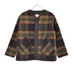 ZARA / ザラ ウール混チェック キルティングジャケット