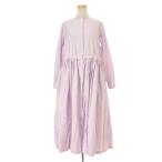 R&D.M.Co / OLDMAN'S TAILOR / オールドマンズテーラー GARMENT DYE FRONT OPEN SHIRT DRESS ガーメントダイ フロント オープンシャツマキシ 長袖ワンピース