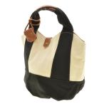 toleur / トーラ キャンバス × レザー トートバッグ