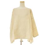 veritecoeur / ヴェリテクール ST-025L Tラインプルオーバー リネン 長袖ブラウス