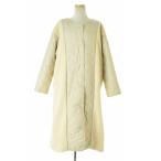URBAN RESEARCH Sonny Label / Urban Research Sunny этикетка LA27-27R010 стеганое полотно переключатель длинный боа пальто стеганое пальто 