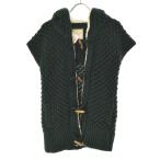 ZARA / ザラ ボアフード付き半袖 ニットベスト