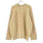 SELECT MOCA × SON / セレクト モカ × SON 30001106 ヴィンテージライクケーブルニット 長袖ニットセーター