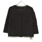 TO BE CHIC / トゥービーシック リバーシブル刺繍ノーカラー七分袖 ジャケット