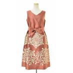 Sybilla / シビラ INDIA シルクプリントワンピース ロング ノースリーブワンピース