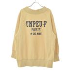 Unpeu Femme / アンプーファム Je t'aime オリジナルアンプーファムロゴボートネックリブBIGトレーナー 長袖スウェット