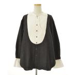 MANON / マノン PIN TUCK RIBBON BLOUSE ピンタックリボンブラウス 長袖ブラウス