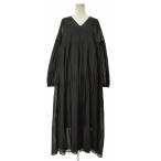 JOURNAL STANDARD L'essage / ジャーナルスタンダードレサージュ 25SS 25040370090020 オーガンジー Vネックワンピース 長袖ワンピース