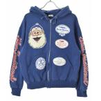 CAPTAIN SANTA / キャプテンサンタ 90s プリント ジップアップスウェットパーカー