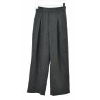 UNITED ARROWS BEAUTY & YOUTH 25AW 1614-1-446596 ツイードライク バックゴムワイドパンツ ウォッシャブル パンツ