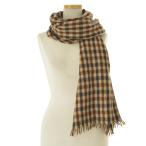 COLOMBO / コロンボ チェックカシミヤ マフラー