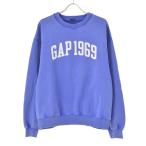 GAP / Gap 24AW 680713 55th GAP Logo вырез лодочкой длинный рукав тренировочный 