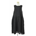 ショッピングカンフル a koloni / コロニー 18051000 リネンギャザーワンピース ロング ノースリーブワンピース