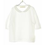 ショッピングPIECE a piece of Library / アピースオブライブラリー レース 五分袖ブラウス