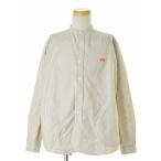 DANTON / ダントン JD-3607 TRD ストライプ バンドカラー オックスフォード 長袖シャツ