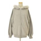 Lespoir 285231 искусственный мех есть обратная сторона ворсистый Zip выше тренировочный Parker 