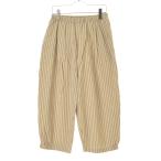 SM2 Samansa Mos2 /sa man sa Moss Moss полоса хлопок linen легкий ba Rune укороченные брюки 