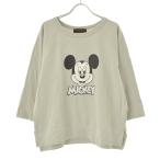 CUBE SUGAR × DISNEY / Cube sugar × Disney Mickey la gran 7 минут рукав тренировочный 