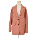 CLANE / クラネ 21SS 10103-0402 MIX COLOR BELT JACKET ウールリネン混2ボタン テーラードジャケット