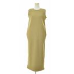 RHC Ron Herman / アールエイチシーロンハーマン 3910300167 Organic Cotton Rib Crew Neck Sleeveless Dress マキシ ノースリーブワンピース