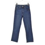 H&amp;M / H and M &amp;DENIM STRAIGHT HIGH WAIST ANKLE LENGTH USED обработка Denim брюки 