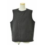 ショッピングed NIGEL CABOURN / ナイジェルケーボン OX’ed Silver 80470470900 FARMER VEST - STRIPE DOUBLE CLOTH ベスト