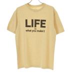 MIXTA / ミクスタ USA製 LIFE is what you make it 半袖Tシャツ