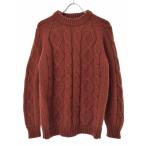  б/у одежда / полный gi кабель длинный рукав вязаный свитер 