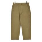 Ron Herman / ロンハーマン 3620600030 Painter Pants 製品染め アジャスター付 ヘリンボーン ベイカー コットンパンツ