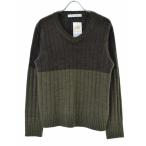 MEN'SMELROSE / мужской Melrose A0471KSW005 FOLCO вырез лодочкой вязаный длинный рукав вязаный свитер 