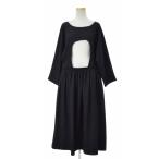 COMME des GARCONS COMME des GARCONS / コムデギャルソン コムデギャルソン 20AW AD2020 RF-A003 カットオフロング 長袖ワンピース