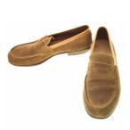 J.M.WESTON / J M талия n281 Le moc' Loaferrumok замша Loafer кожа обувь 