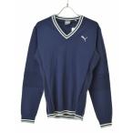 PUMA / Puma 574840 GOLF V шея длинный рукав вязаный свитер 