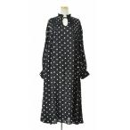JOURNAL STANDARD relume / ジャーナルスタンダードレリューム 24SS 24040462710010 ドットプリントタックフレアマキシ 長袖ワンピース