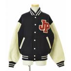 ショッピングスタジャン J.PRESS / ジェイプレス FIGHTING BULL DOGS レザースリーブ スタジャン ベースボールジャケット