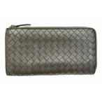 BOTTEGA VENETA / ボッテガヴェネタ イントレチャート ラウンドジップ ロング ウォレット 財布