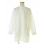 HAVERSACK / ハバーサック 822320 80高密度リネン アシンメトリーワーク 長袖シャツ