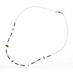  б/у одежда / полный gi бисер × бирюзовый колье 