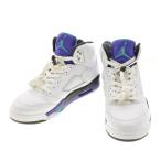 NIKE / Nike HQ7978-100 Air Jordan 5 Retro Grape воздушный Jordan 5 retro серый p спортивные туфли 