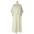 ADORE / アドーア 24SS 5314240814 コンパクトポンチマキシ 五分袖ワンピース