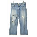 Attick by Johnbull /atikbai Johnbull V1033 широкий Denim брюки 