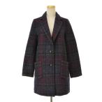 Khaju SHIPS JET BLUE / машина ju Ships jet голубой 324-15-0050 шерсть . проверка Пальто Честерфилд 