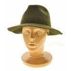 Crushable ウールフェルト ロングブリム ハット