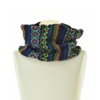 RALPH LAUREN / ラルフ ローレン ネイティブ柄ウールニット インナーフリース ネックウォーマー