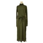 POLO RALPH LAUREN / ポロ ラルフローレン ウールレーヨンマキシ 長袖ワンピース